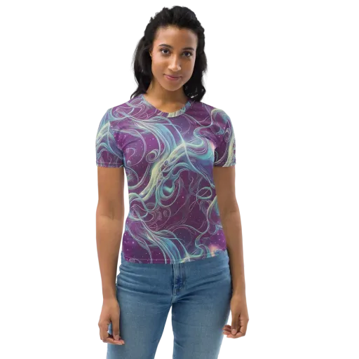 Morgan's Whirl on a Women's Crew Neck T-Shirt