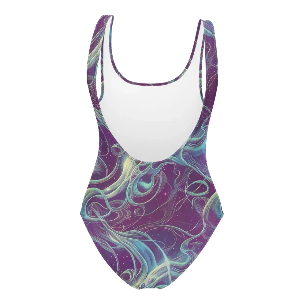 Morgan's Whirl on One-Piece Swimsuit — Back