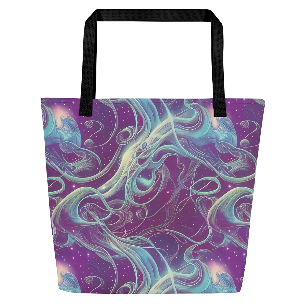Morgan's Whirl on Large Tote Bag W/ Pocket — Front