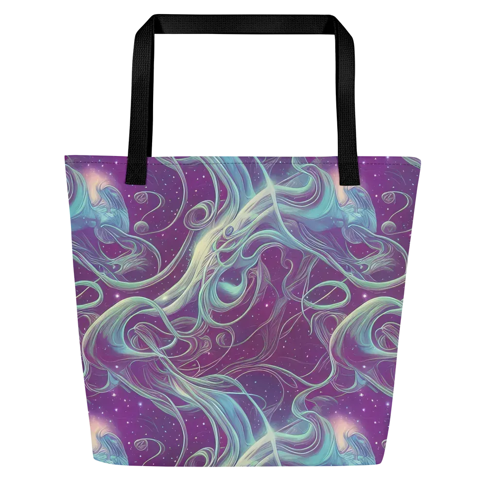 Morgan's Whirl on Large Tote Bag W/ Pocket — Front