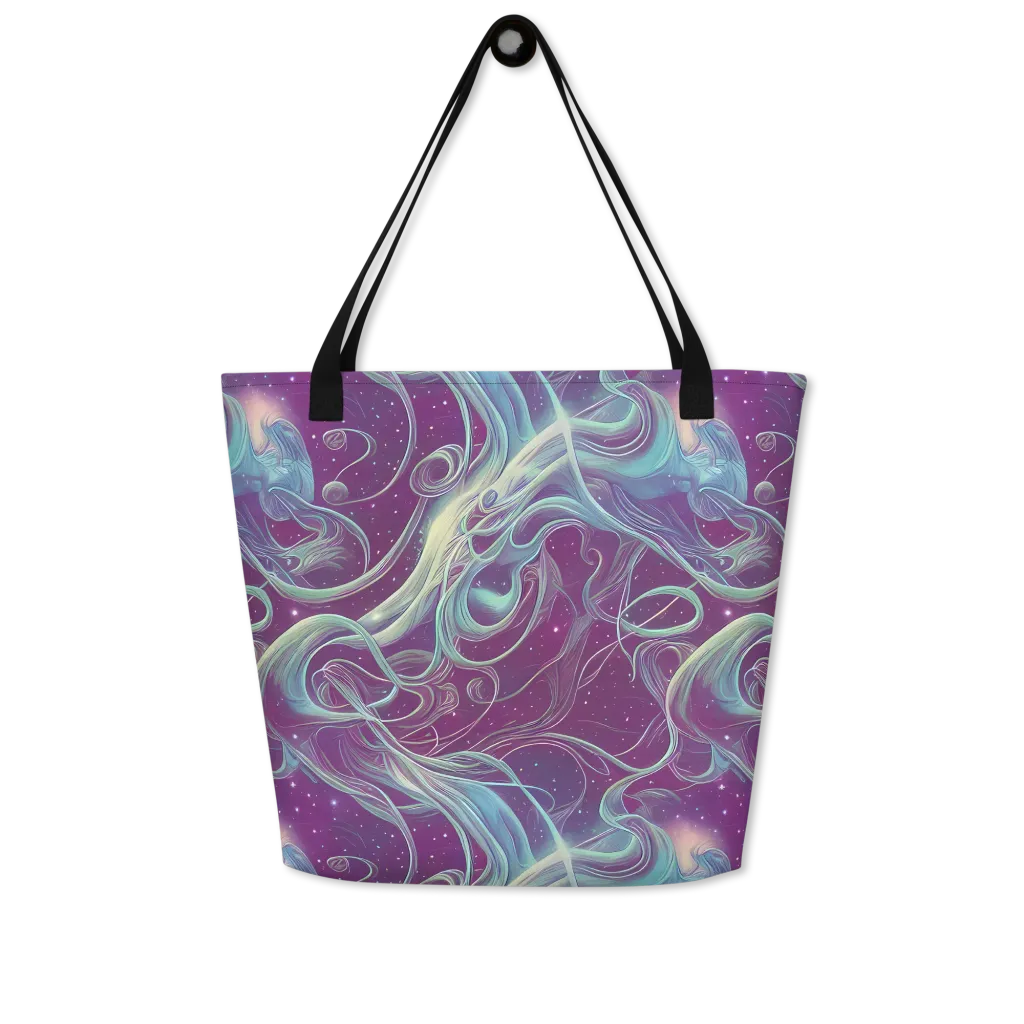 Morgan's Whirl on Large Tote Bag W/ Pocket — Front