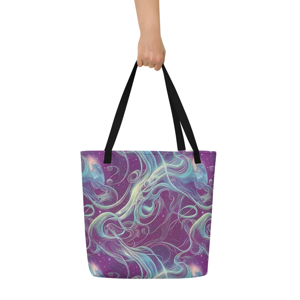 Morgan's Whirl on Large Tote Bag W/ Pocket — Front