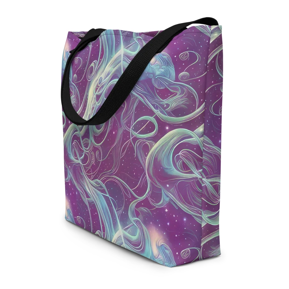 Morgan's Whirl on Large Tote Bag W/ Pocket — Front