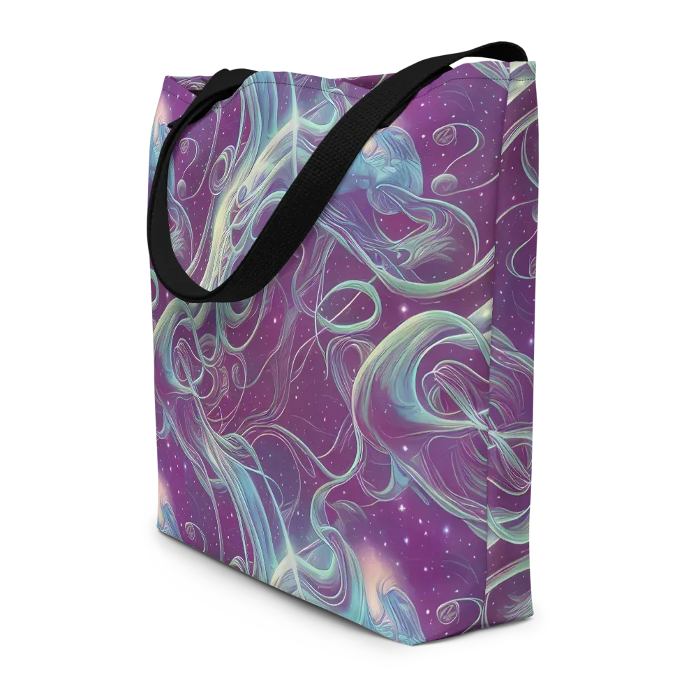 Morgan's Whirl on Large Tote Bag W/ Pocket — Front