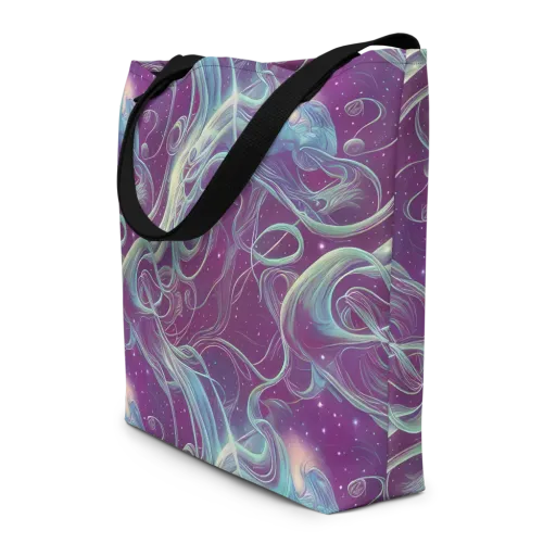 Morgan's Whirl on a Large Tote Bag W/ Pocket