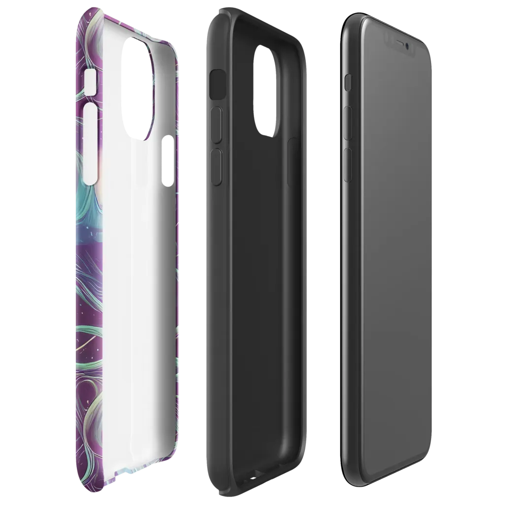 Morgan's Whirl on Tough Case for iPhone® — Right
