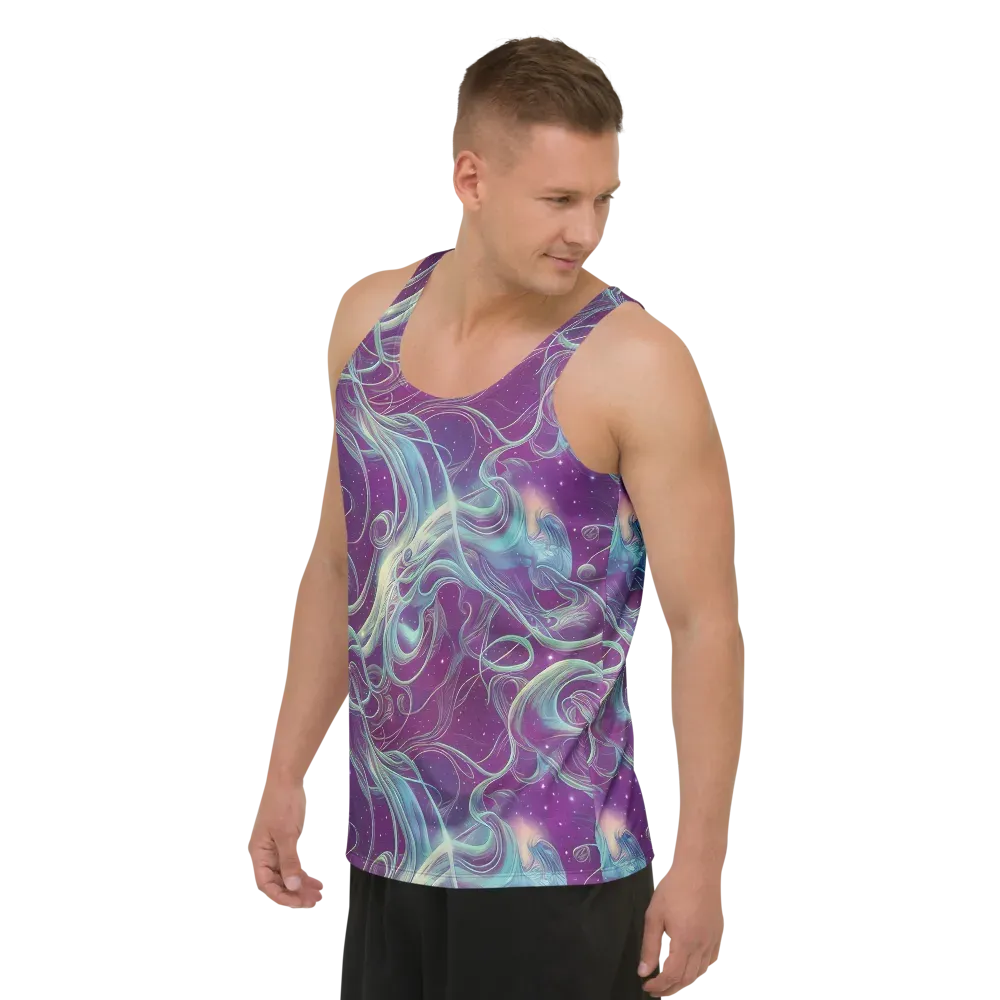 Morgan's Whirl on Men's Tank Top — Left Front
