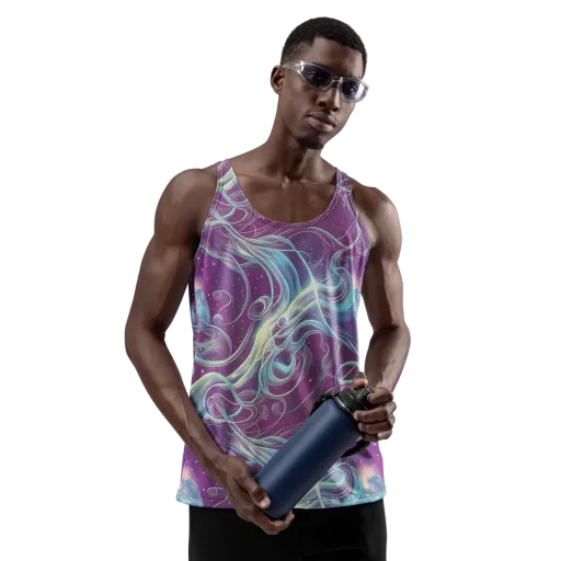 Morgan's Whirl on a Men's Tank Top