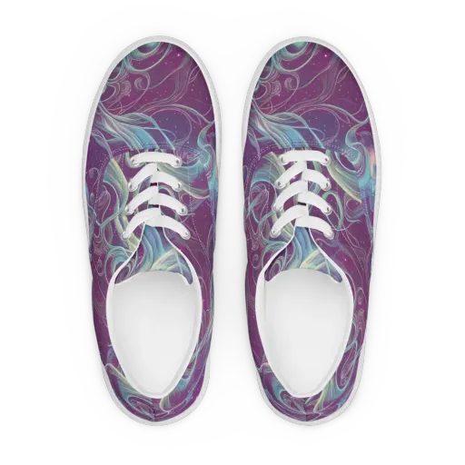 Morgan's Whirl on a Men's Lace-Up Canvas Shoes