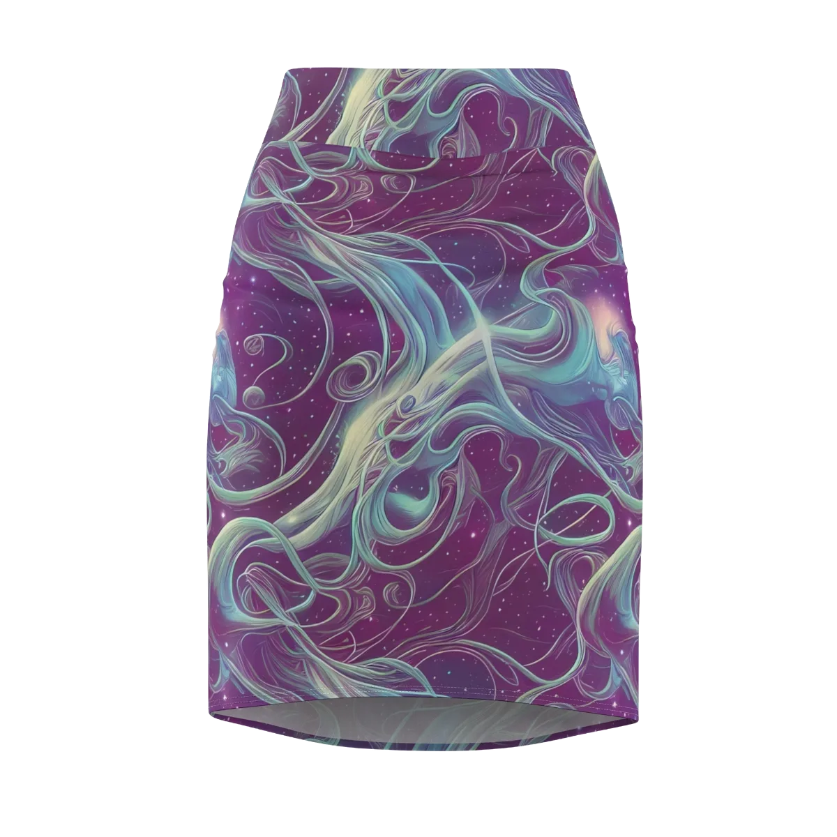Morgan's Whirl on Pencil Skirt — Front