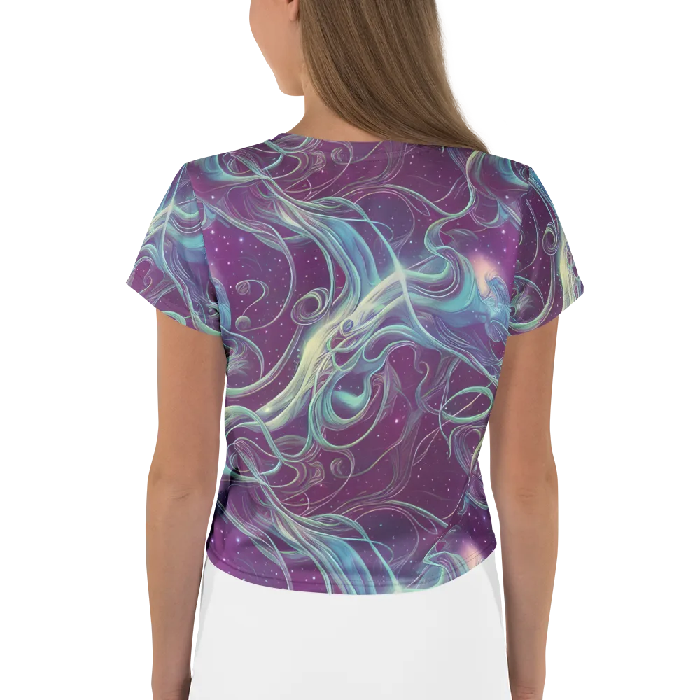 Morgan's Whirl on Crop Tee — Back