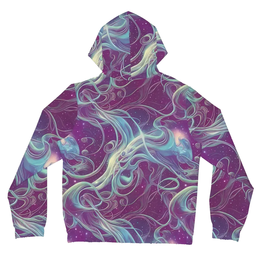 Morgan's Whirl on Women's Full-Zip Hoodie — Back