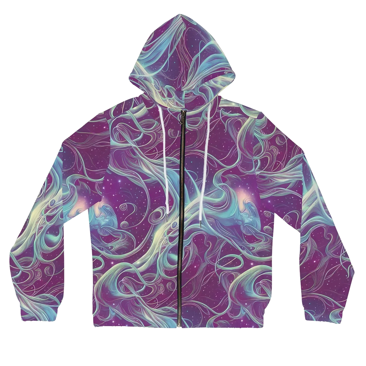Morgan's Whirl on Women's Full-Zip Hoodie — Front