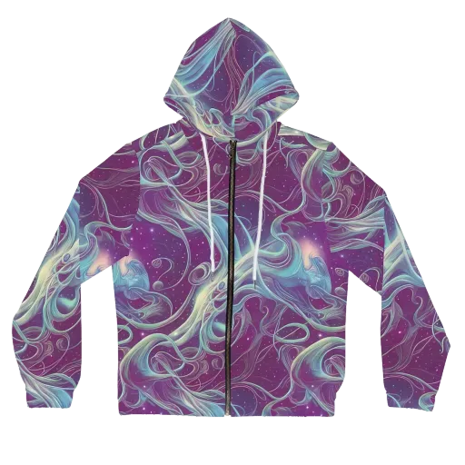 Morgan's Whirl on a Women's Full-Zip Hoodie