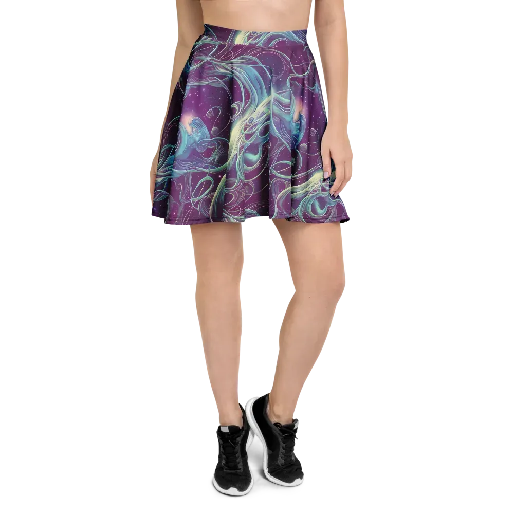 Morgan's Whirl on Skater Skirt — Front
