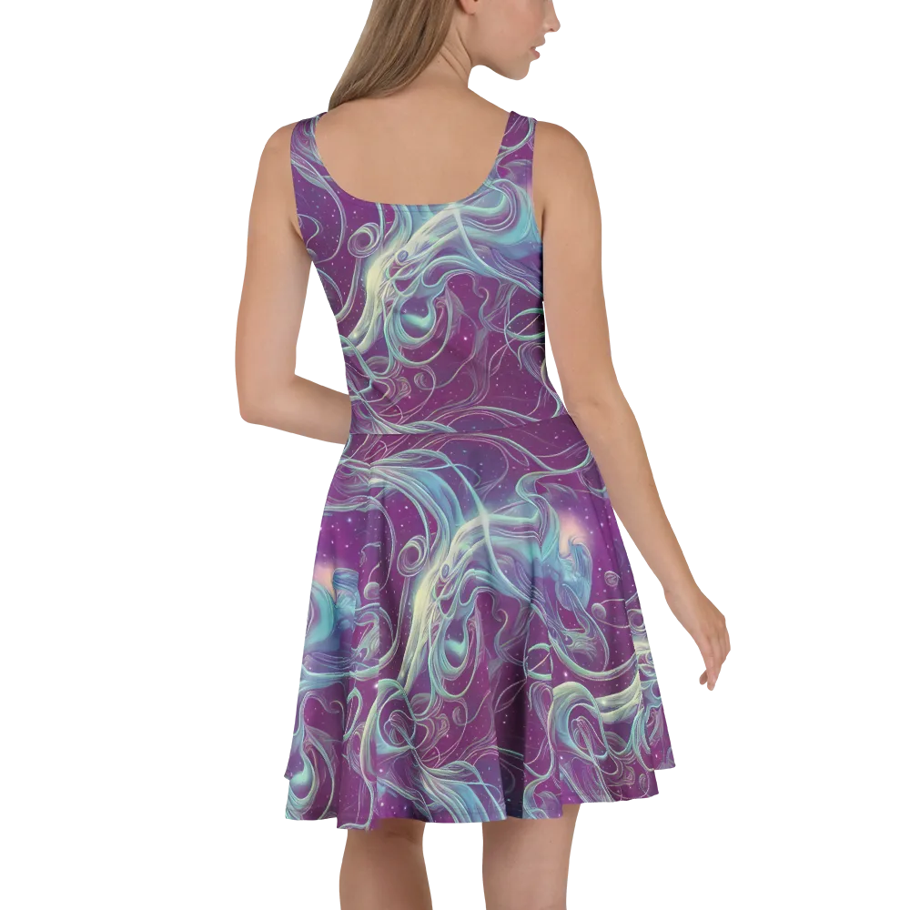 Morgan's Whirl on Skater Dress — Back