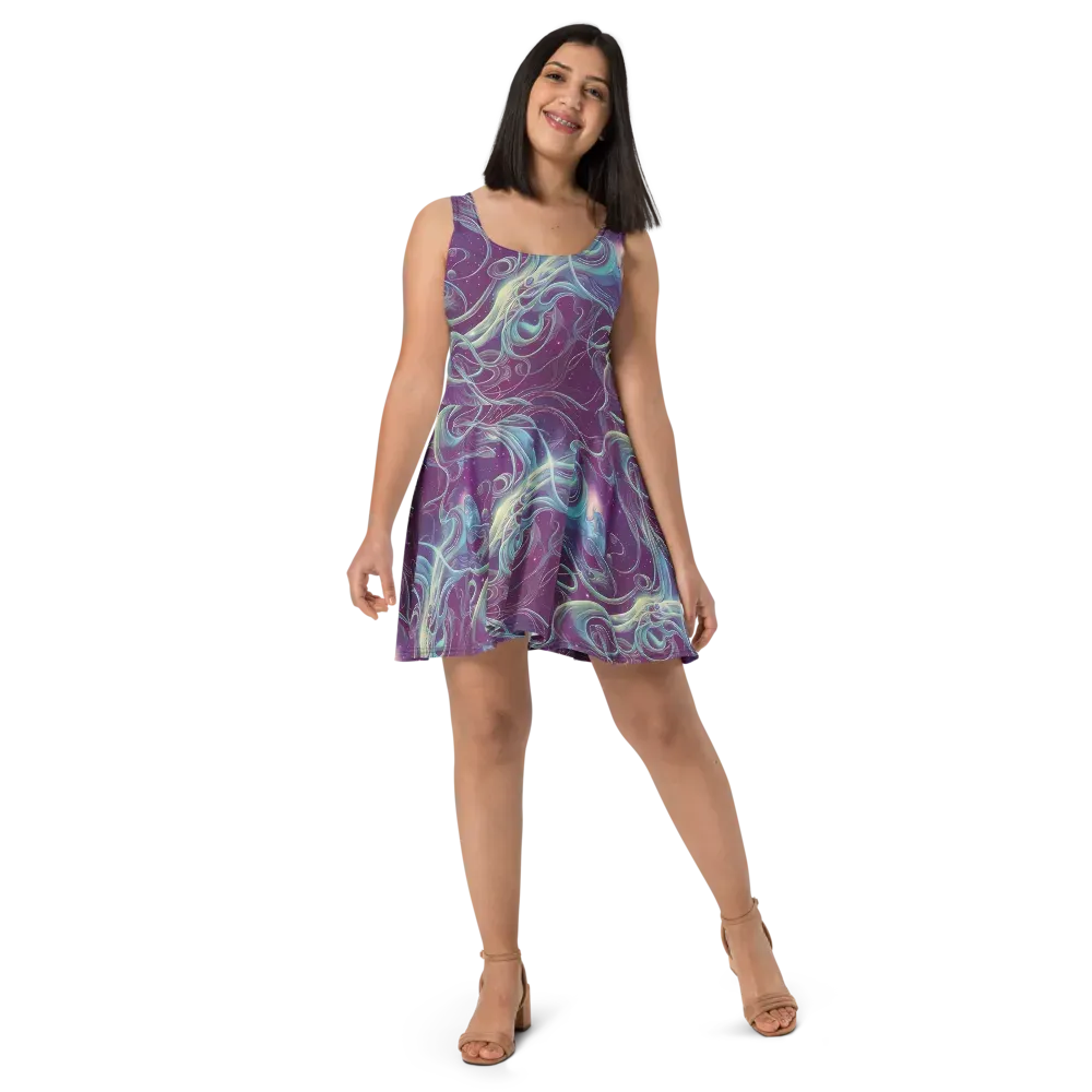 Morgan's Whirl on Skater Dress — Front