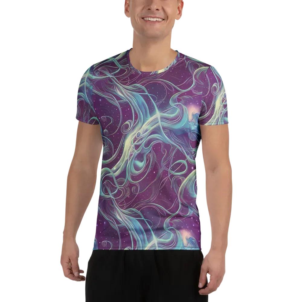 Morgan's Whirl on Men's Athletic T-Shirt — Front