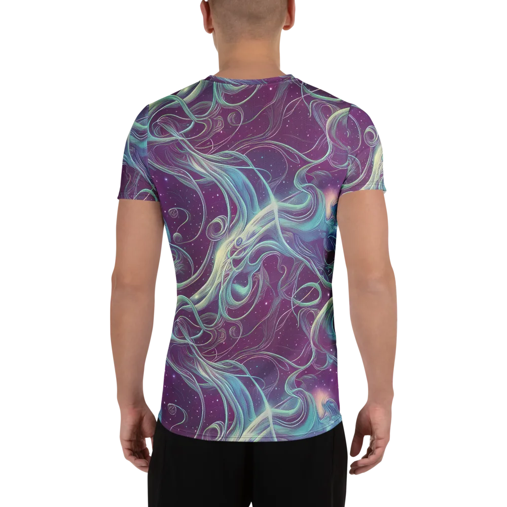 Morgan's Whirl on Men's Athletic T-Shirt — Back