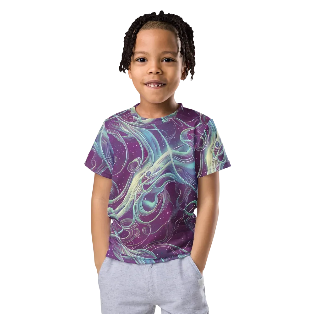 Morgan's Whirl on Kids Crew Neck T-Shirt — Front