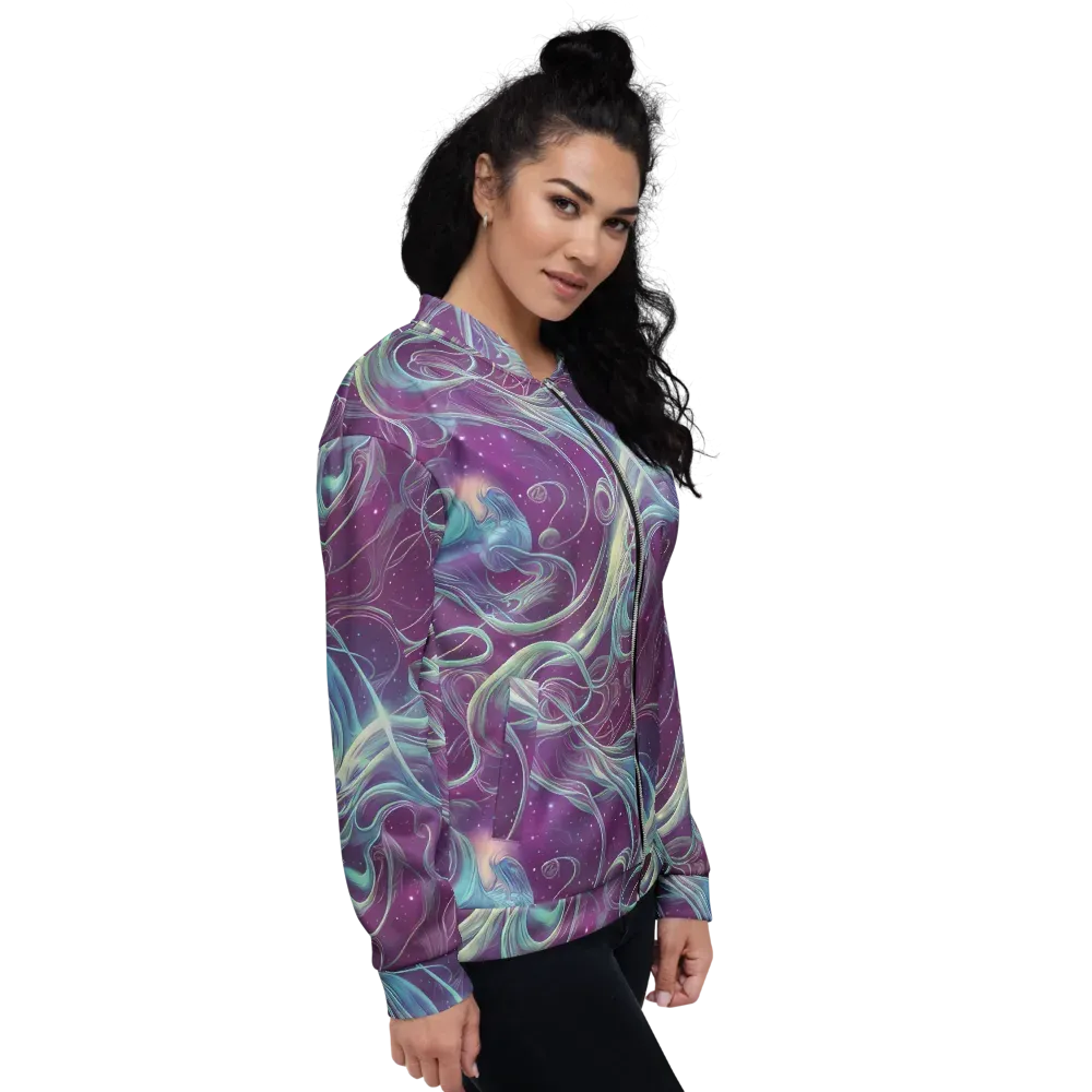 Morgan's Whirl on Bomber Jacket — Right