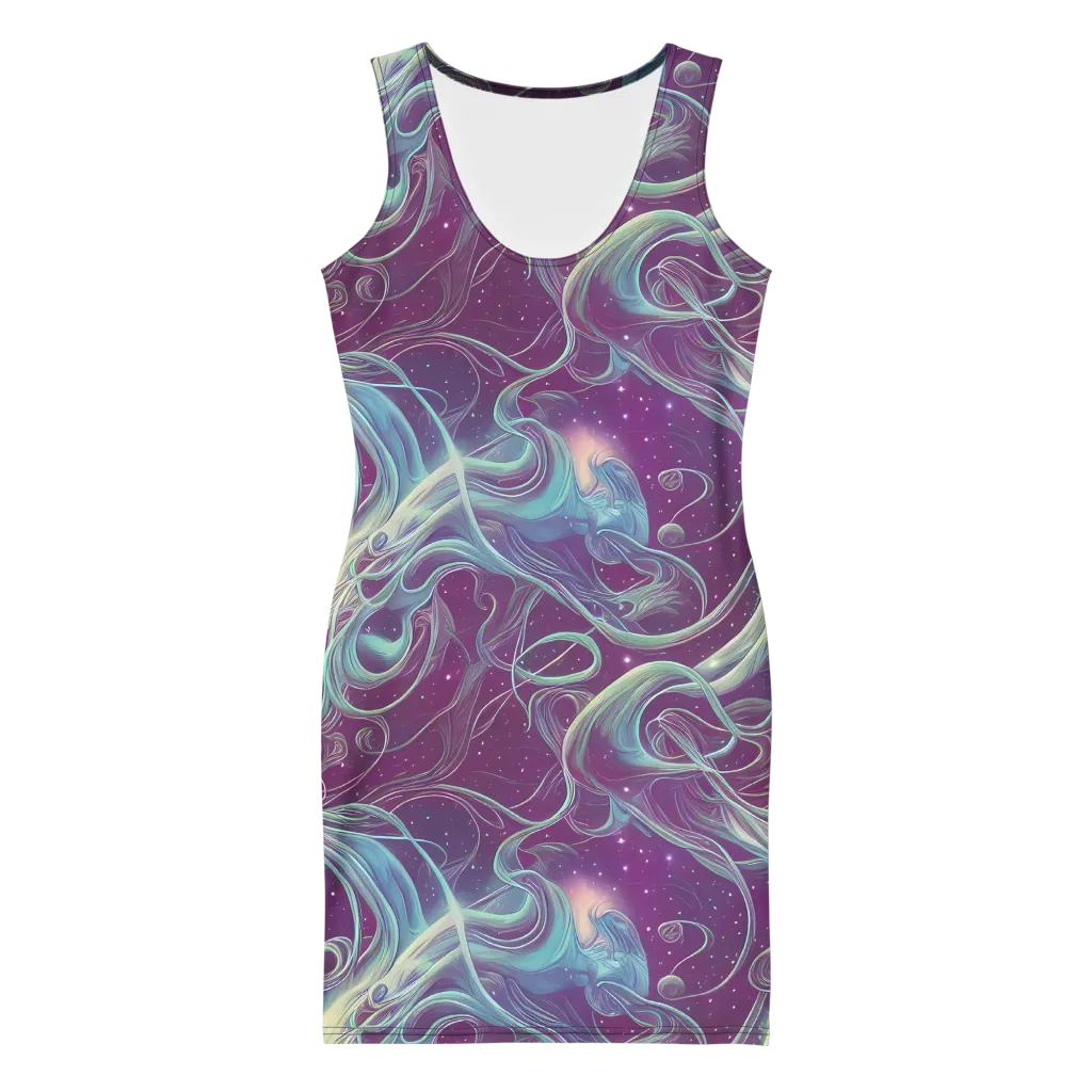 Morgan's Whirl on Bodycon Dress — Front
