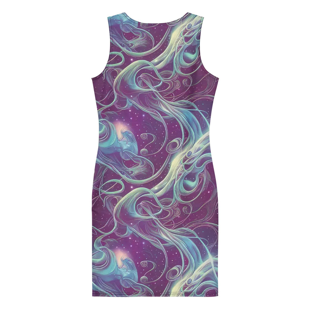 Morgan's Whirl on Bodycon Dress — Back