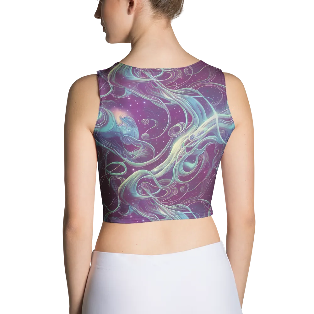 Morgan's Whirl on Crop Top — Back