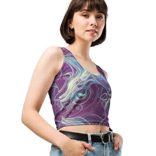 Morgan's Whirl on a Crop Top