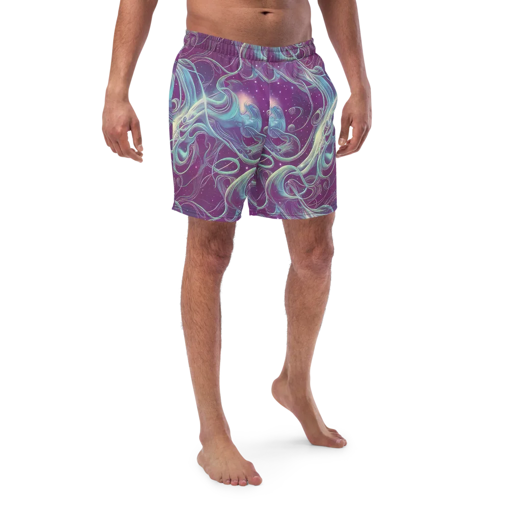 Morgan's Whirl on Swim Trunks — Front