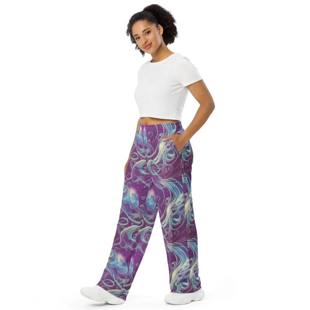 Morgan's Whirl on Wide-Leg Pants — Left Front