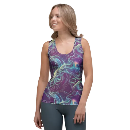 Morgan's Whirl on a Women's Tank Top