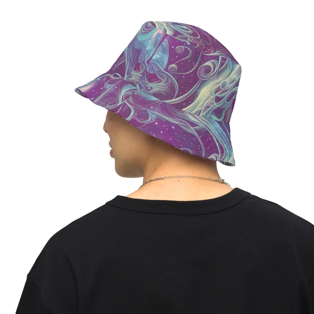 Morgan's Whirl on Reversible Bucket Hat — Back Inside