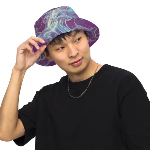 Morgan's Whirl on a Reversible Bucket Hat