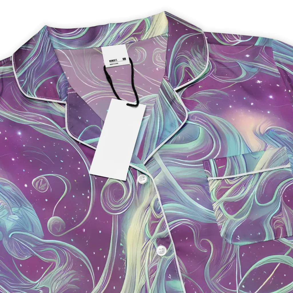 Morgan's Whirl on Women's Short Sleeve Pajama Top — Product details