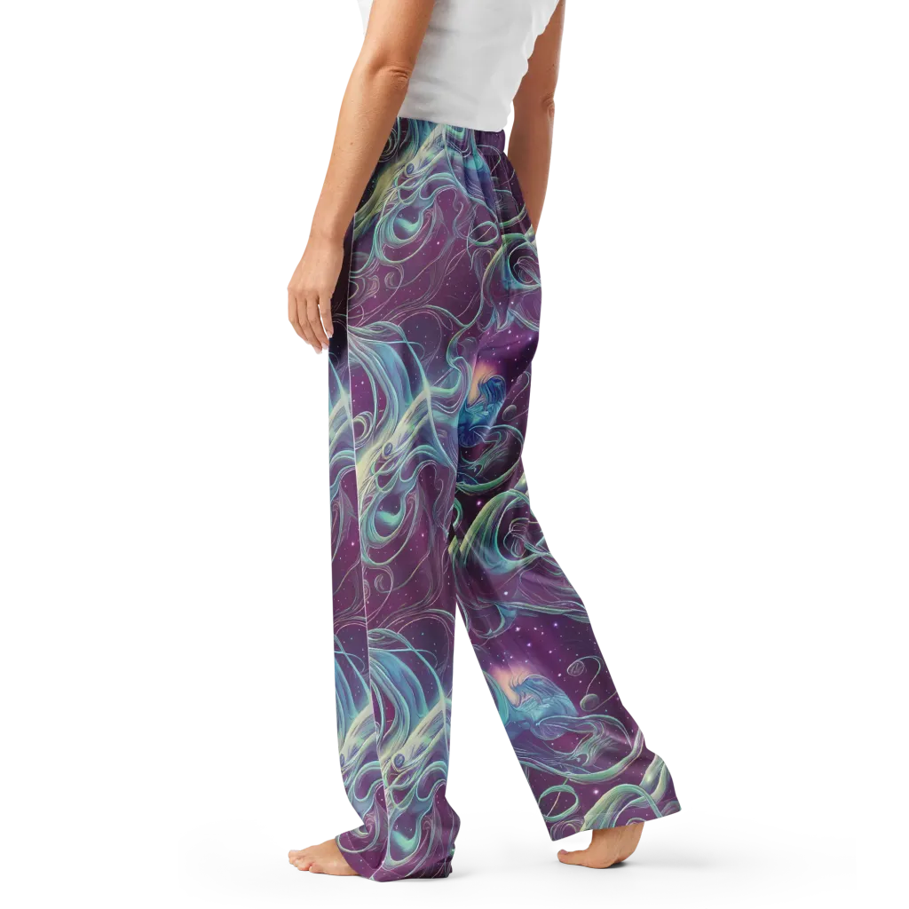 Morgan's Whirl on Women's Pajama Pants — Left