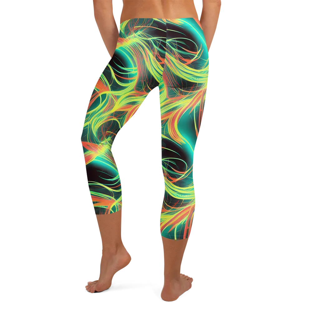 Vital Strands on Capri Leggings — Back