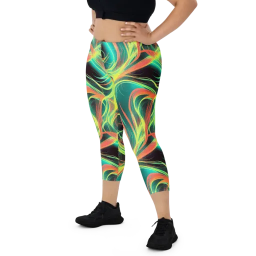 Vital Strands on a Capri Leggings