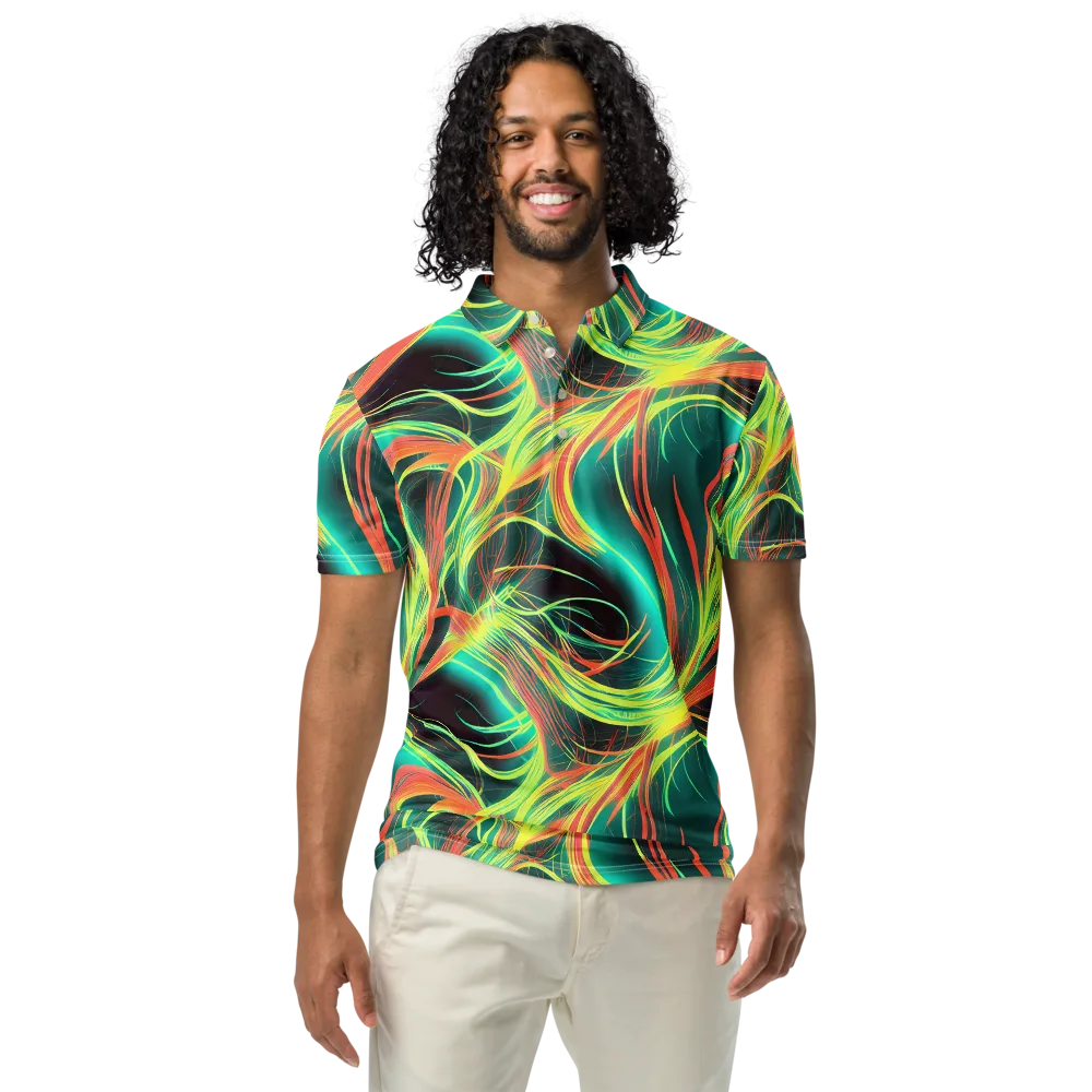 Vital Strands on Men's Slim Fit Polo Shirt — Front