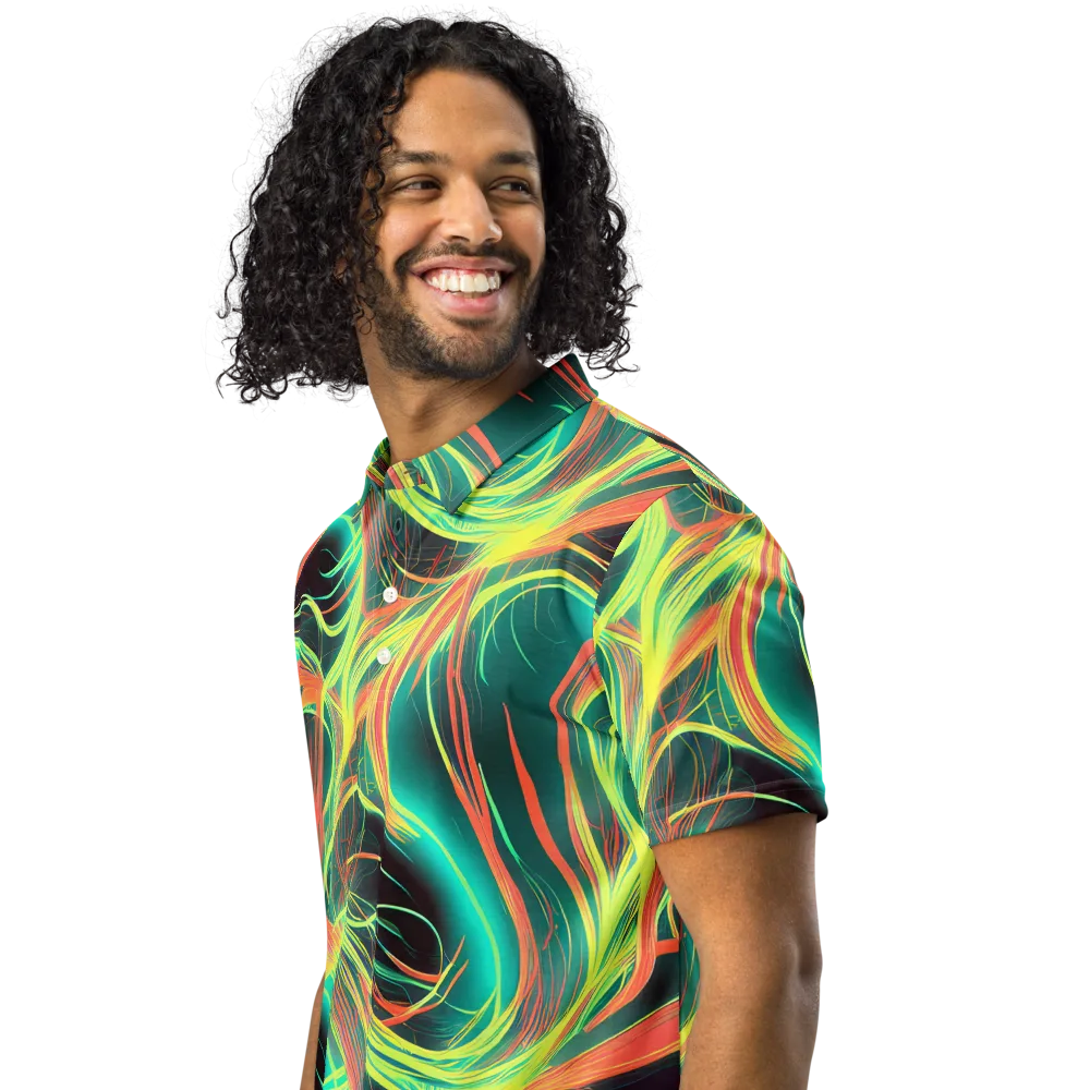 Vital Strands on Men's Slim Fit Polo Shirt — Left Front
