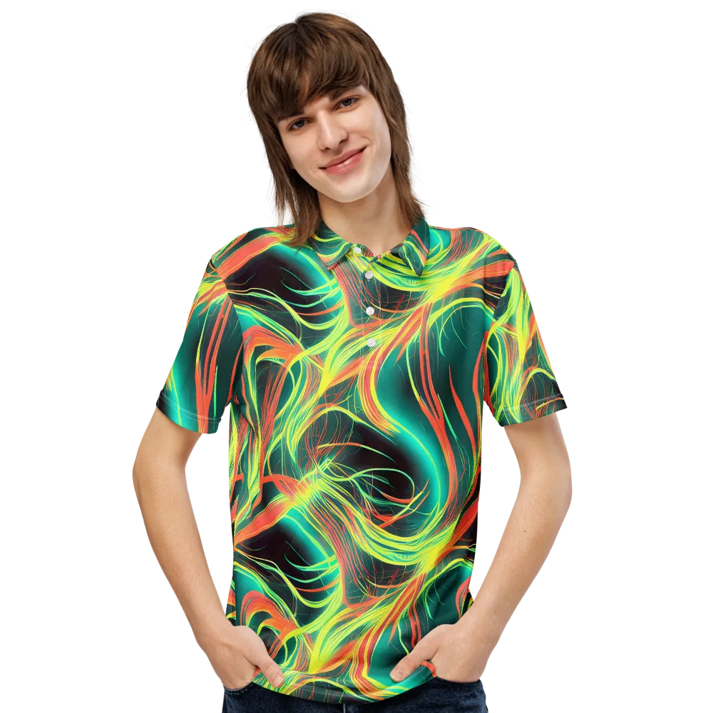 Vital Strands on Men's Slim Fit Polo Shirt — Front