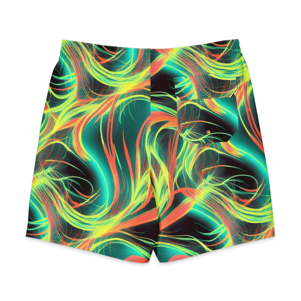 Vital Strands on Men's Board Shorts — Back