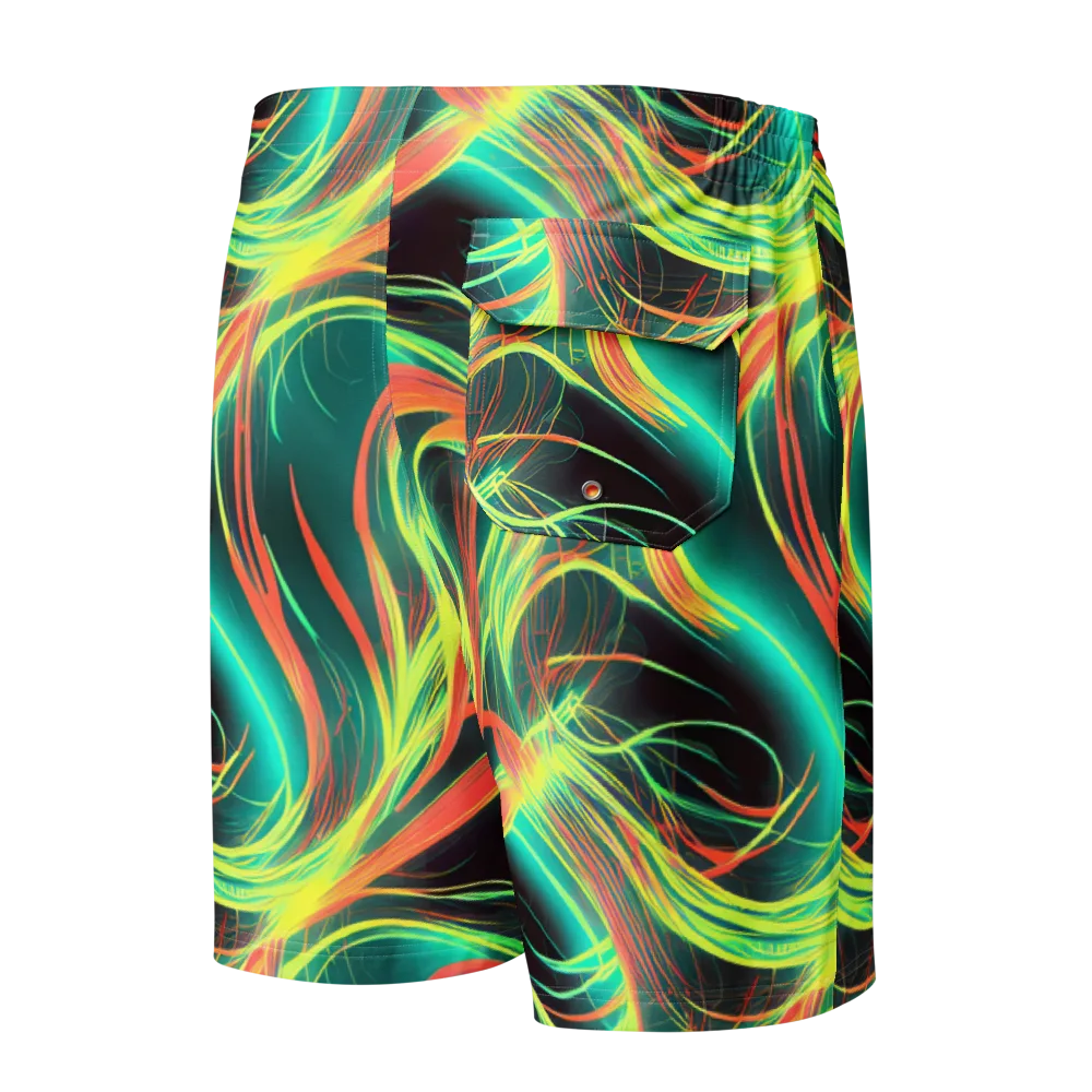 Vital Strands on Men's Board Shorts — Back