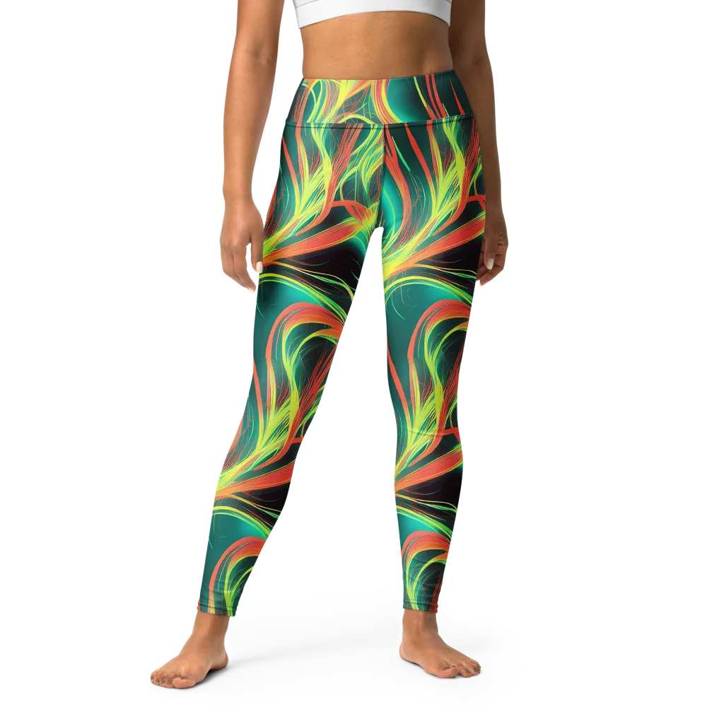 Vital Strands on Yoga Leggings — Front