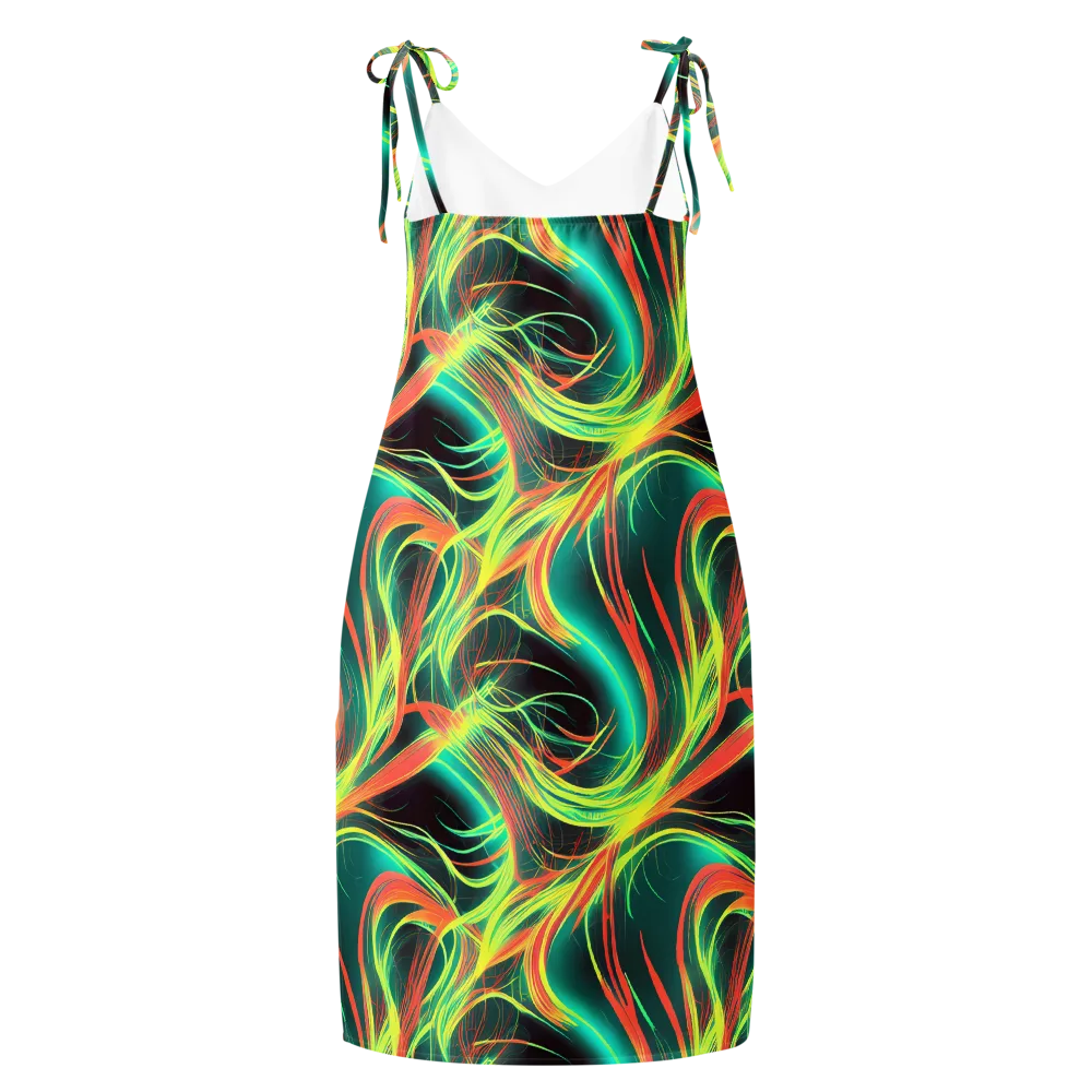 Vital Strands on Slip Dress — Back