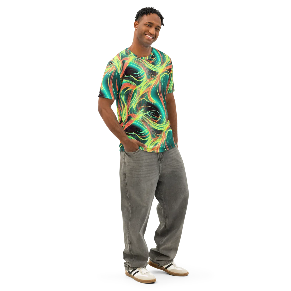 Vital Strands on Men's Cotton Crew Neck T-Shirt — Right Front