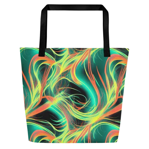 Vital Strands on a Large Tote Bag W/ Pocket