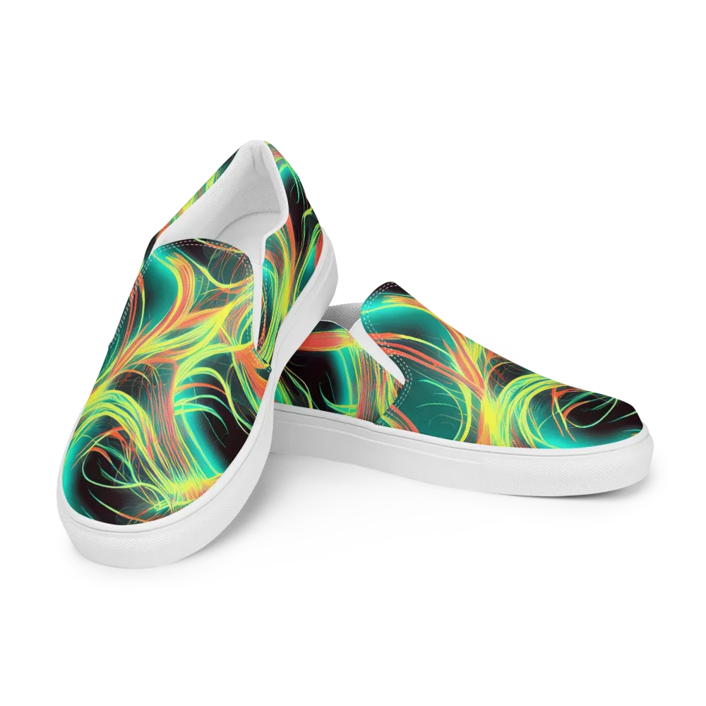 Vital Strands on Women's Slip-On Canvas Shoes — Left Front