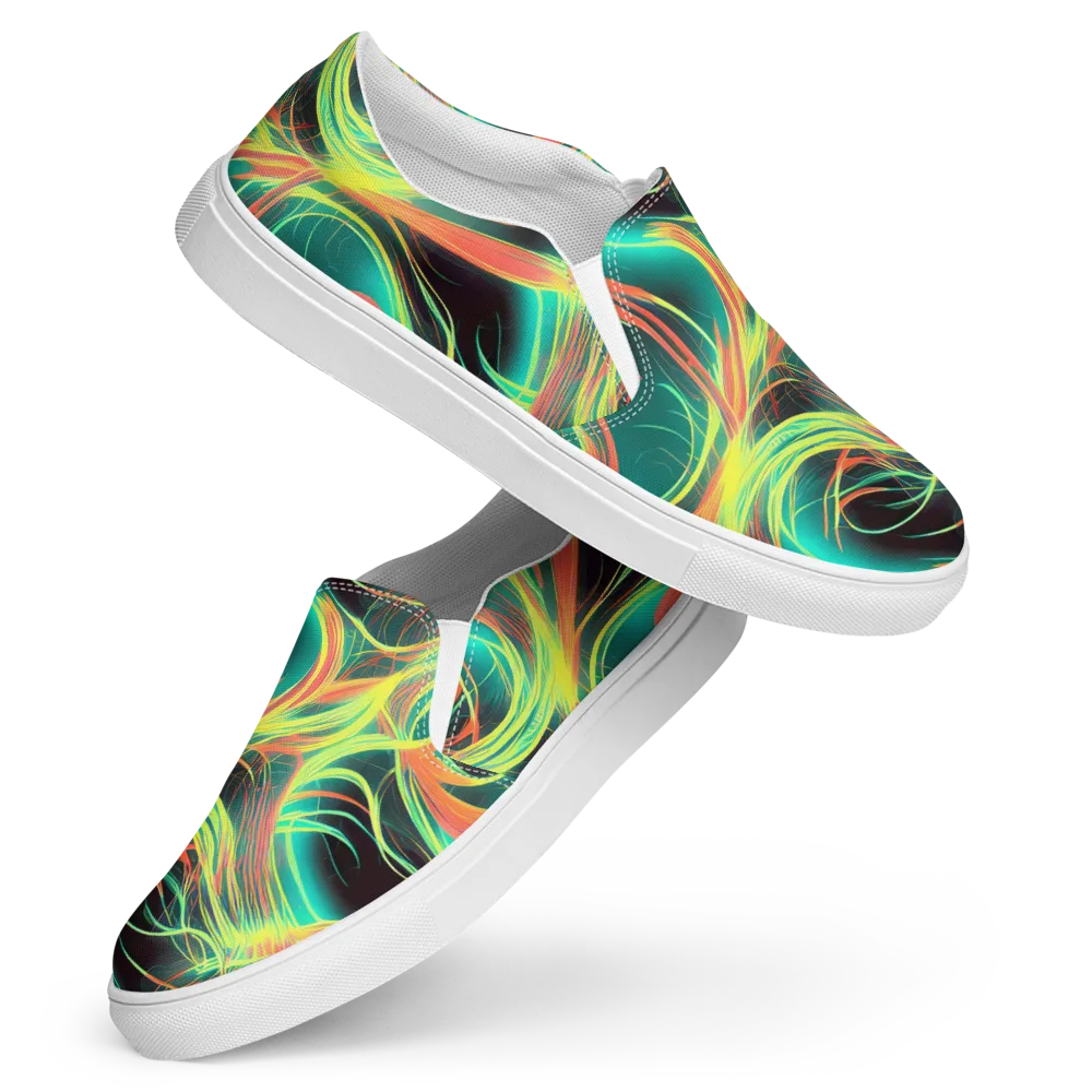 Vital Strands on Women's Slip-On Canvas Shoes — Front