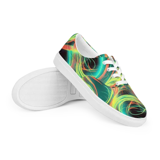 Vital Strands on a Men's Lace-Up Canvas Shoes